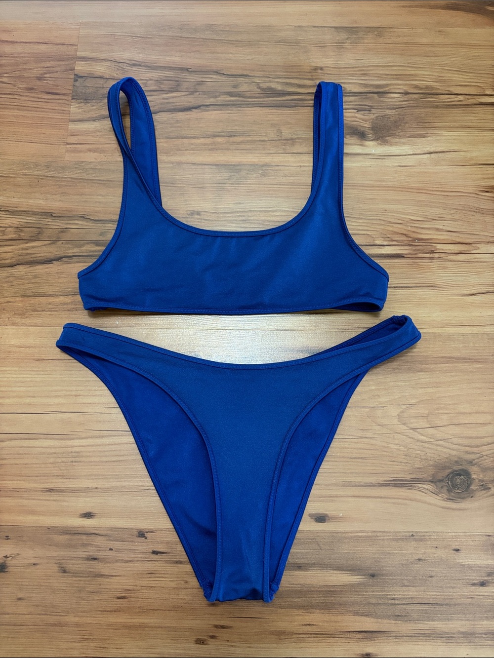 triangl swimwear Scoop Neck Bikini Set in Royal Blue